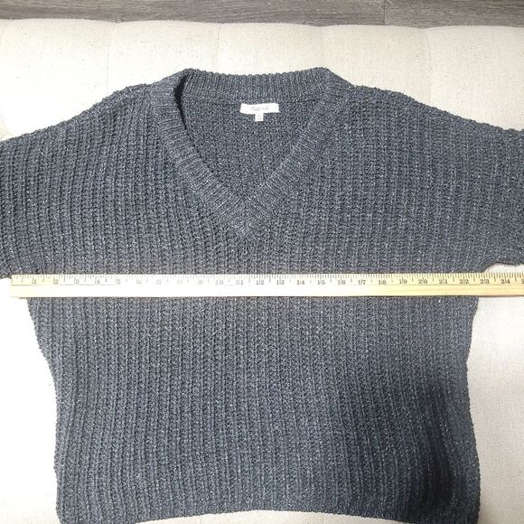 Madewell Pleat-Sleeve Wool Silk Blend Pullover Sweater Style G9922 Women's XS - Picture 10 of 12